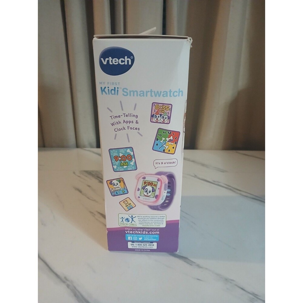 VTech- My First Kidi Smartwatch - Purple Puppy New - Picture 4 of 5